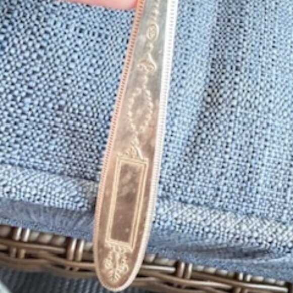 Vintage Community Plate Silverplate Serving Fork & Pierced Round Server - Picture 3 of 13